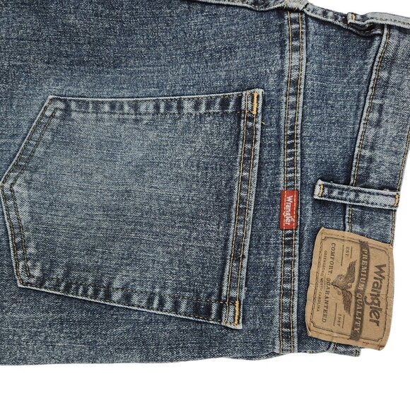 Wrangler Mens Classic Fit Jeans 36x29 Blue Denim 109TRLFSM - Picture 8 of 8